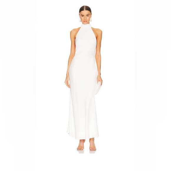 X REVOLVE Evianna Satin Gown - Picture 3 of 6